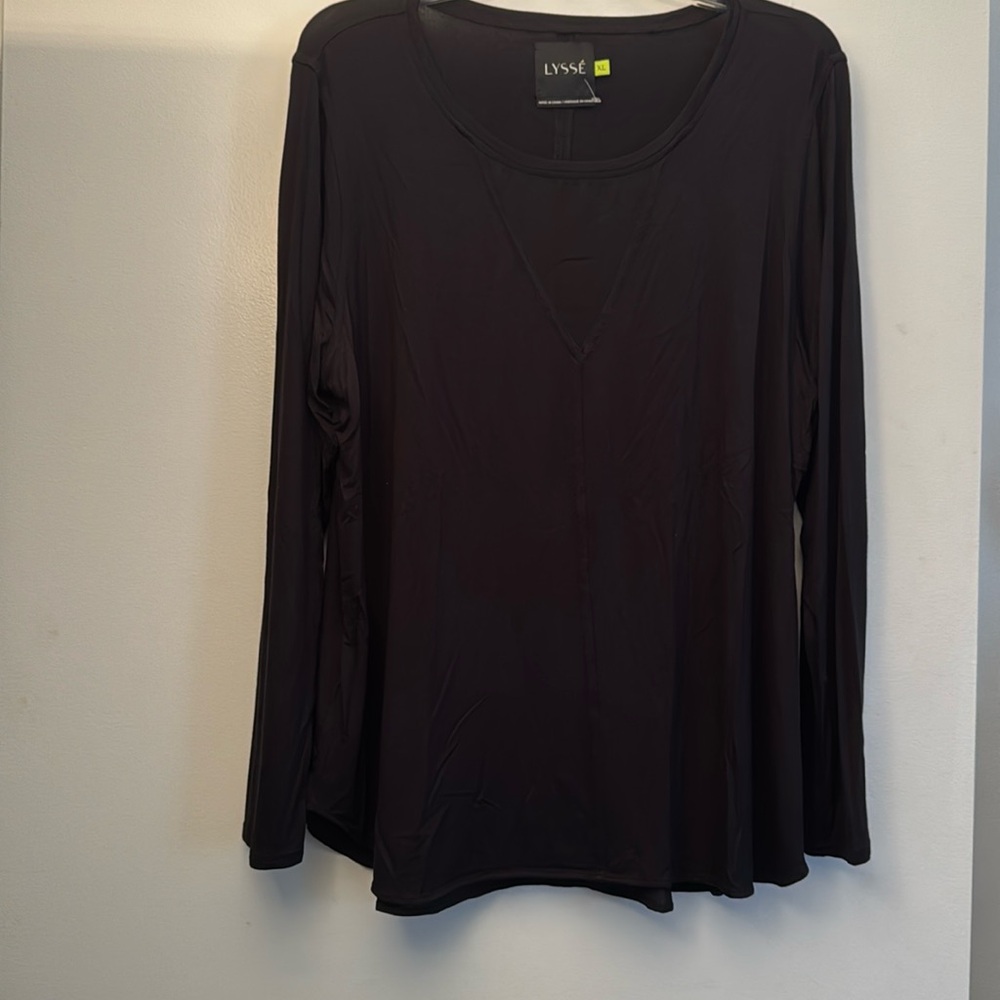 Lysse’ NWT, Black XL Long Sleeve top